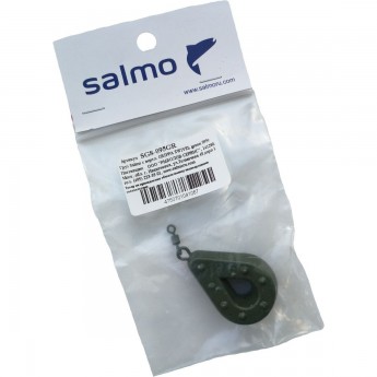 Груз SALMO с вертлюгой Grippa Swivel green 095г Груз SALMO с вертлюгой Grippa Swivel green 095г