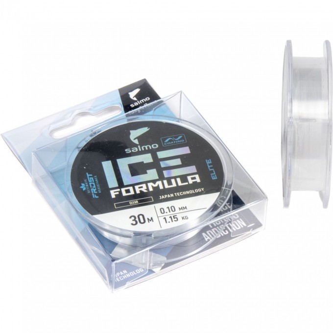 Леска монофильная зимняя SALMO ELITE ICE FORMULA FLUO YELLOW 030/016 4517-016